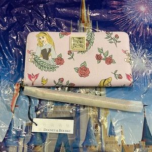 New!! Disney Parks Sleeping Beauty 65th Anniversary Wallet Dooney and Bourke